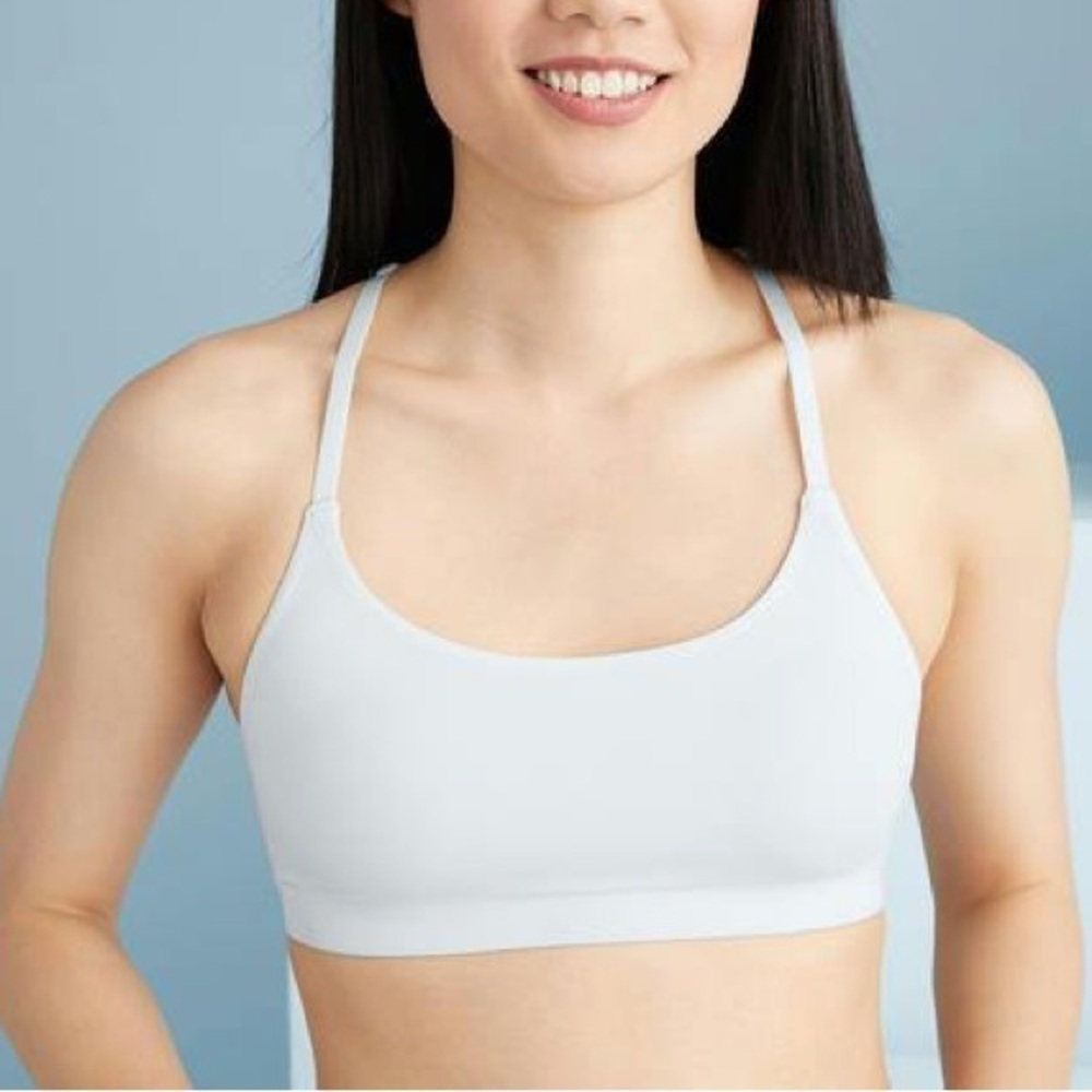 NWOT [MeUndies] MoveMe Racerback White Bralette Women’s Size XL